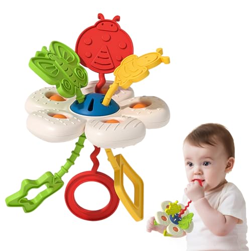 AiTuiTui Sensorik Beißring Spielzeug für 0 3 6 7 8 9 10 12 Monate Babys, Beißspielzeug für Autistische Kinder, Lernen und Erkunden Sie die Natur, Geschenk für Neugeborene 1-jährige Jungen und Mädchen AiTuiTui Sensorik Beißring Spielzeug für 0 3 6 7 8 9 10 12 Monate Babys, Beißspielzeug für Autistische Kinder, Lernen und Erkunden Sie die Natur, Geschenk für Neugeborene 1-jährige Jungen und Mädchen von AiTuiTui