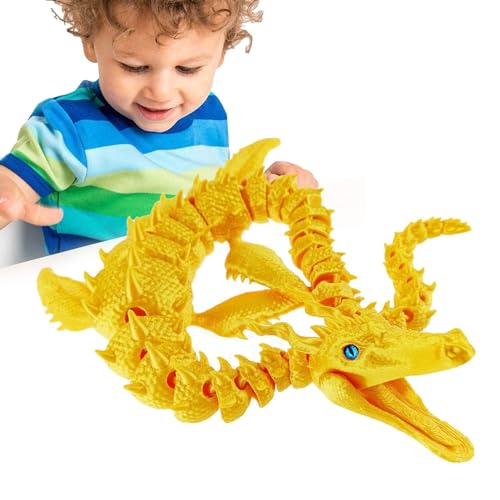 Aibyks 3D-gedruckte Drachen, artikulierter Drache | Flexible3D-Drachen mit flexiblen Gelenken - Voll bewegliches 3D-gedrucktes Drachen-Zappelspielzeug für Erwachsene, Jungen und Kinder von Aibyks