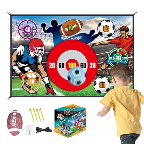 Aibyks Backyard -Wurfspiele, Fußball -Trefferspiele, 2 in 1 Kinderparty Toss Games, Fußball werfen Zielspielzeug, Starke Haftung, Spaß für Kinder, 3-8 Mädchen im Alter von 3 bis 8 Jahren Aibyks Backyard -Wurfspiele, Fußball -Trefferspiele, 2 in 1 Kinderparty Toss Games, Fußball werfen Zielspielzeug, Starke Haftung, Spaß für Kinder, 3-8 Mädchen im Alter von 3 bis 8 Jahren von Aibyks