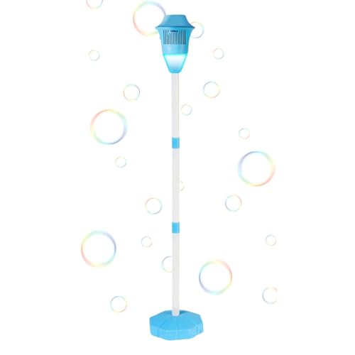 Aibyks Bubble Maker Ständer, Bubble Torch Machine,Kinder Bubble Maker Stand Machine mit Musik | Straßenladerform Design Outdoor -Spielzeug für Unterhaltung für Familie, Nachbarn von Aibyks