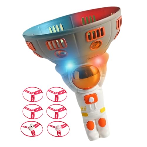 Aibyks Flying Disc Catch -Spiel, Flying Saucer Toy,Elektronisches Fangspielset mit Licht und - Spielzeug jagen, Gartenaktivitäten für und Mädchen von Aibyks
