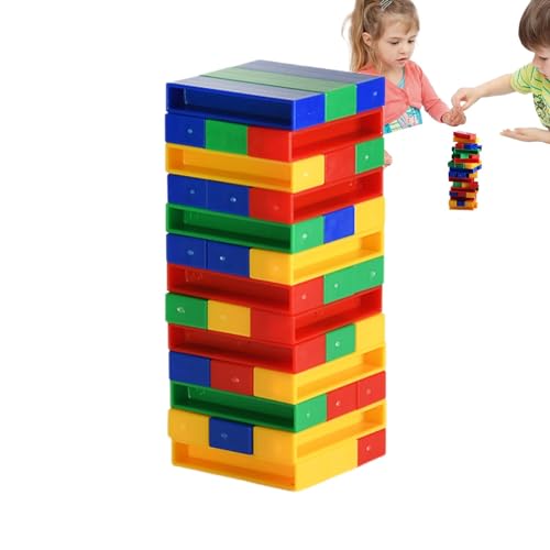 Aibyks Party-Brettspiel für Erwachsene, Stapelturm-Spiel,Turmbausteine ​​Brettspiele - Balancing Cube Tabletop-Spiel, lustiges Familienbrettspiel für Jungen, Mädchen von Aibyks