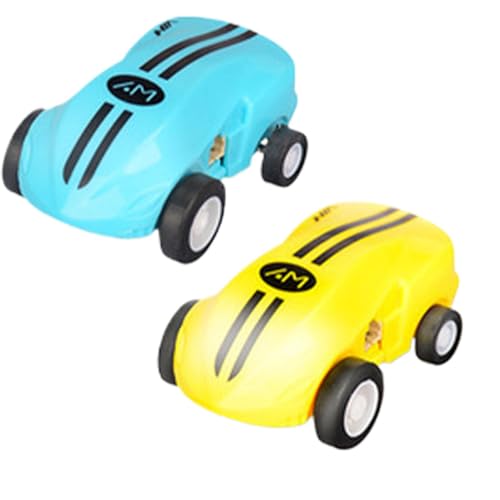Kleines Rennauto Spielzeug – 360 Grad Drehbares Stunt Auto Spielzeug | Hochgeschwindigkeits Rennwagen Taschen Rennspielzeugauto Mit RGB Lichtern | Stunt Rotation Kleines Rennspielzeugauto (blau) von Aibyks