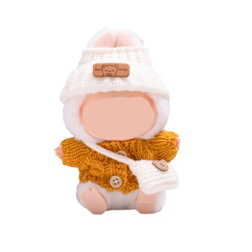 Passende Kleidung für die Labubu-Plüsch Toy, passend für die 17 cm große Labubu-Spielzeugpuppe, Sitz- und Stehpositionen, Plüschpuppe Nicht im Lieferumfang enthalten (C) von Aicerous