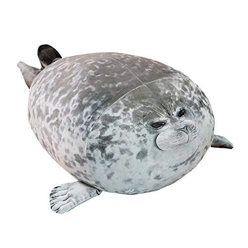 Aideal Robbe Weiches Plüschkissen Siegel Spielzeug Kissen Plüsch Tiere Spielzeug Geschenk für Kinder und Erwachsene, 40 cm / 15,7 Zoll von Aideal