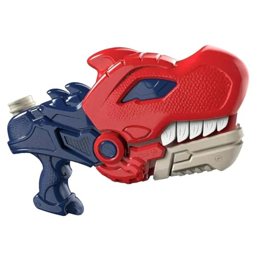 Wasserpistole Kinder Dinosaur, Wasserspritzpistole 600ml, Wasserpistole Erwachsene mit 8–10 m Spritzweite, Wasser Pistole für Strände, Gärten, Pools, Badewannen, Wasserschlachten, Sommerfeste (Rot) Wasserpistole Kinder Dinosaur, Wasserspritzpistole 600ml, Wasserpistole Erwachsene mit 8–10 m Spritzweite, Wasser Pistole für Strände, Gärten, Pools, Badewannen, Wasserschlachten, Sommerfeste (Rot) von Aieeop