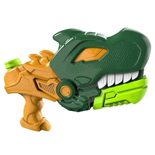 Wasserpistole Kinder Dinosaur, Wasserspritzpistole 600ml, Wasserpistole Erwachsene mit 8–10 m Spritzweite, Wasser Pistole für Strände, Gärten, Pools, Badewannen, Wasserschlachten, Sommerfeste (Grün) Wasserpistole Kinder Dinosaur, Wasserspritzpistole 600ml, Wasserpistole Erwachsene mit 8–10 m Spritzweite, Wasser Pistole für Strände, Gärten, Pools, Badewannen, Wasserschlachten, Sommerfeste (Grün) von Aieeop