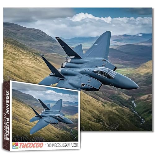 1000 Teile Puzzle Fighter Jet Highlands Flight Natural 50 x 70 cm Herausfordernde Familienaktivitätsspiele für Heimdekoration Geschenke 1000 Teile Puzzle Fighter Jet Highlands Flight Natural 50 x 70 cm Herausfordernde Familienaktivitätsspiele für Heimdekoration Geschenke von Aihonmin