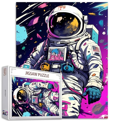 Graffiti-Astronauten-Puzzle, 1000-teiliges Puzzle für Erwachsene und Kinder, Weltraum, Astronauten-Puzzle, Graffiti-Pop-Art-Dekor-Puzzle, herausfordernde Familienaktivität-Spiele, DIY-Bastelpuzzle, Graffiti-Astronauten-Puzzle, 1000-teiliges Puzzle für Erwachsene und Kinder, Weltraum, Astronauten-Puzzle, Graffiti-Pop-Art-Dekor-Puzzle, herausfordernde Familienaktivität-Spiele, DIY-Bastelpuzzle, von Aihonmin