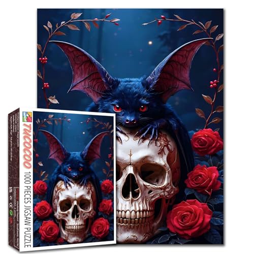 Halloween Cute Cats and Dogs Puzzle for Adults 1000 Pieces Pumpkin and Leaves Entertainment Puzzle Halloween Night Party Toy for Men Women Elders Seniors Wall Decor Gifts for Friends and Family Halloween Cute Cats and Dogs Puzzle for Adults 1000 Pieces Pumpkin and Leaves Entertainment Puzzle Halloween Night Party Toy for Men Women Elders Seniors Wall Decor Gifts for Friends and Family von Aihonmin