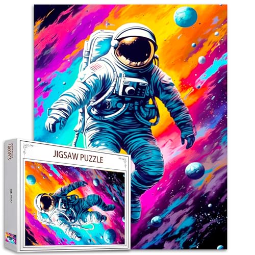 Planet Astronaut Galaxie, 1000 Teile Puzzle für Erwachsene und Kinder, Graffiti-Weltraum-Puzzle, Planet, Pop-Art-Puzzle, pädagogisches Puzzle-Spiel für Jugendliche, DIY-Bastelpuzzle, Geschenke, 68 x Planet Astronaut Galaxie, 1000 Teile Puzzle für Erwachsene und Kinder, Graffiti-Weltraum-Puzzle, Planet, Pop-Art-Puzzle, pädagogisches Puzzle-Spiel für Jugendliche, DIY-Bastelpuzzle, Geschenke, 68 x von Aihonmin