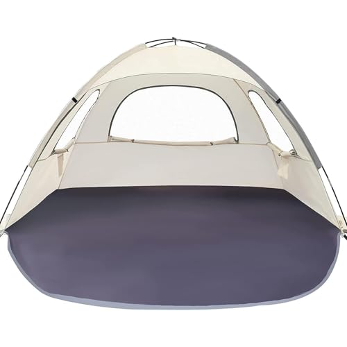 Ailan Campingzelt für die Familie, leicht und UV geschützt, langlebiges und vielseitiges Outdoor Campingzelt aus Fasern, Zelt für Camping, Off Whites Ailan Campingzelt für die Familie, leicht und UV geschützt, langlebiges und vielseitiges Outdoor Campingzelt aus Fasern, Zelt für Camping, Off Whites von Ailan