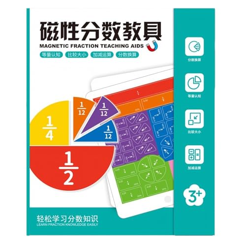Ailan Magnetisches Berechnungstool Bruchdemonstrator Demonstrator und einfache Organisation Divergentes Denken Anfänger Ailan Magnetisches Berechnungstool Bruchdemonstrator Demonstrator und einfache Organisation Divergentes Denken Anfänger von Ailan
