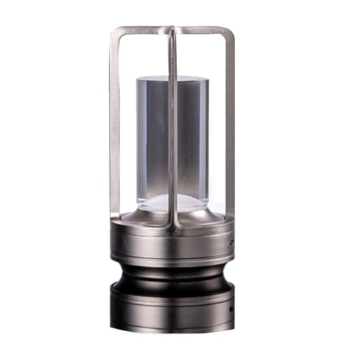 Ailan Wiederaufladbare kabellose LED Leuchten entfesseln die Kraft Einer tragbaren Beleuchtung. Lumisom Kristalllaternenlampe aus Aluminiumlegierung, Silber Ailan Wiederaufladbare kabellose LED Leuchten entfesseln die Kraft Einer tragbaren Beleuchtung. Lumisom Kristalllaternenlampe aus Aluminiumlegierung, Silber von Ailan