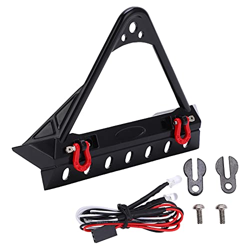 Ailgely RC Stinger Vordere Stoßfänger mit LED -Licht, Eisenmaterial, Nachtfahrzubehör, für Axiale SCX10/II/III 1/10 RC -Auto, die Körper vor Schäden (Spitzentehen: 5,4 x 4,4 x 2,6 cm / Ailgely RC Stinger Vordere Stoßfänger mit LED -Licht, Eisenmaterial, Nachtfahrzubehör, für Axiale SCX10/II/III 1/10 RC -Auto, die Körper vor Schäden (Spitzentehen: 5,4 x 4,4 x 2,6 cm / von Ailgely
