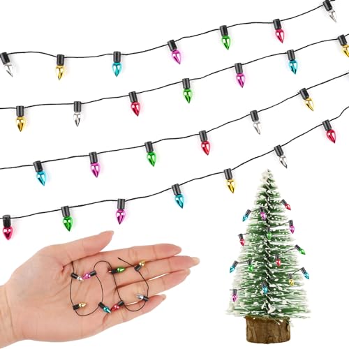 Wichtel Lichterkette Miniatur, Wichtel Zubehör Lichterkette, Puppenhaus Zubehör, Bunte Miniatur Puppenhaus Lampen für Weihnachtsdeko Puppenhaus Möbel, Kinder Geschenk Wichtel Lichterkette Miniatur, Wichtel Zubehör Lichterkette, Puppenhaus Zubehör, Bunte Miniatur Puppenhaus Lampen für Weihnachtsdeko Puppenhaus Möbel, Kinder Geschenk von Ailvor