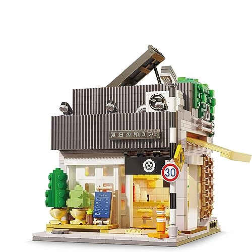 Japan Sommer Café Modular Buildings Set für Erwachsene 1116 Teile - C66007W Klemmbausteine Haus Gebäude City Buildings Architecture Stadthaus Häuser Modell von Aimmob