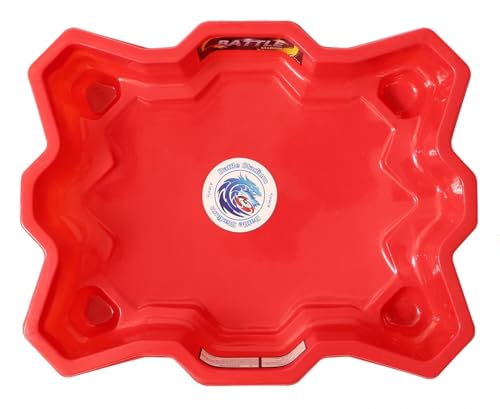 Aimoly Stadion Battle Arena kompatibel mit Battling Tops Spiel (rot) von Aimoly