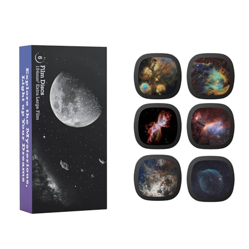 Realistische Scheiben - Scheiben für Ainael Galaxy Projektor, 5k Ultra HD Discs für Heimplanetarium, 6 Discs Set ohne Projektor (Nebula 6) von Ainael