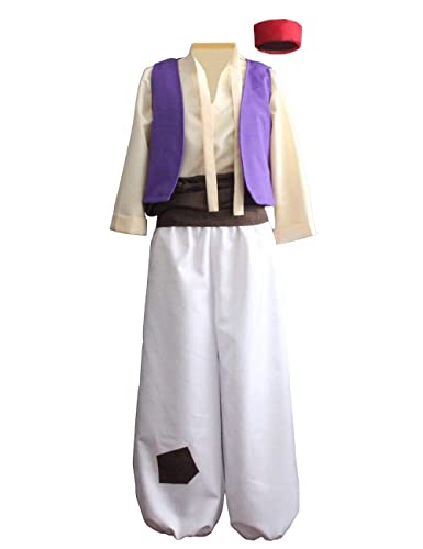 Ainiel Herren arabian prince kostüm aladdin straße rat suits x-Groß weiß Ainiel Herren arabian prince kostüm aladdin straße rat suits x-Groß weiß von Ainiel