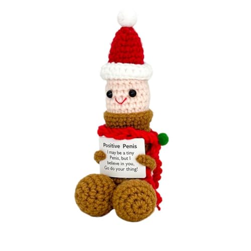 Emotionale Unterstützung, gehäkelte Plüschpuppe, Weihnachten, handgefertigt, positive Häkeltiere, Party-Dekoration, lustiger Gag Wired Stuff Geschenke für Frauen, Männer, Erwachsene, Freund Emotionale Unterstützung, gehäkelte Plüschpuppe, Weihnachten, handgefertigt, positive Häkeltiere, Party-Dekoration, lustiger Gag Wired Stuff Geschenke für Frauen, Männer, Erwachsene, Freund von Ainiupi