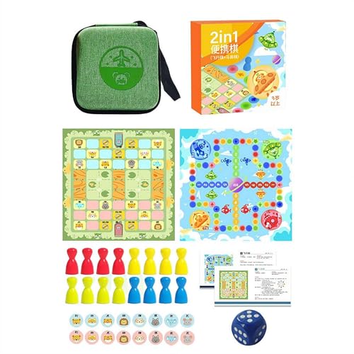 Mini Pocket Chess Gobang Beast Chess for Boys and Girls, Educational Flying Chess Game Chess Set, Multi-functional Table Game for Family Party von Ainiupi