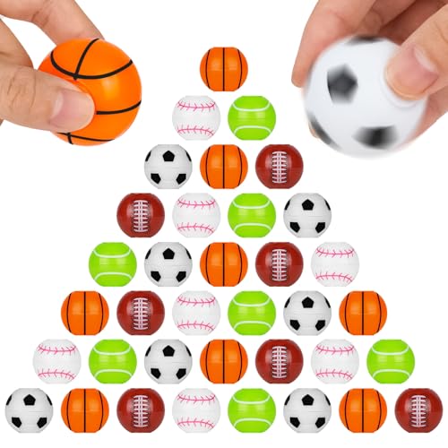 Ainiv 36PCS Bälle Fingerspitzen Spielzeug, 3,5cm Bälle Spinner Toys, Fidget Spinner Ball für Party Gefälligkeiten, Klassenzimmer Preise, Sensorisches Spinnendes Spielzeug für Kinder und Erwachsene Ainiv 36PCS Bälle Fingerspitzen Spielzeug, 3,5cm Bälle Spinner Toys, Fidget Spinner Ball für Party Gefälligkeiten, Klassenzimmer Preise, Sensorisches Spinnendes Spielzeug für Kinder und Erwachsene von Ainiv