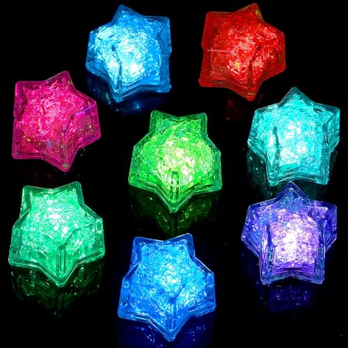 Ainiv Badespielzeug, 8 Stück Schwimmendes LED-Badespielzeug für Baby, Leuchtende Sterne Duschspielzeug, Sensorisches Spielzeug für Autistische Kinder, Geschenke für Jungen und Mädchen Ainiv Badespielzeug, 8 Stück Schwimmendes LED-Badespielzeug für Baby, Leuchtende Sterne Duschspielzeug, Sensorisches Spielzeug für Autistische Kinder, Geschenke für Jungen und Mädchen von Ainiv