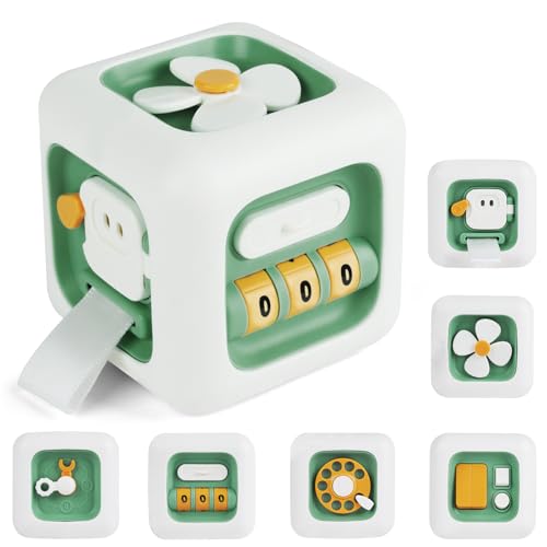 Ainiv 6 in 1 Baby Spielzeug für 1 Jahr Junge und Mädchen, Montessori Sensorik Spielzeug von 1–3, Baby Feinmotorik Aktivitäts Spielzeug, Beschäftigungswürfel Geschenke für Kinder ab 12 18 Monate Ainiv 6 in 1 Baby Spielzeug für 1 Jahr Junge und Mädchen, Montessori Sensorik Spielzeug von 1–3, Baby Feinmotorik Aktivitäts Spielzeug, Beschäftigungswürfel Geschenke für Kinder ab 12 18 Monate von Ainiv