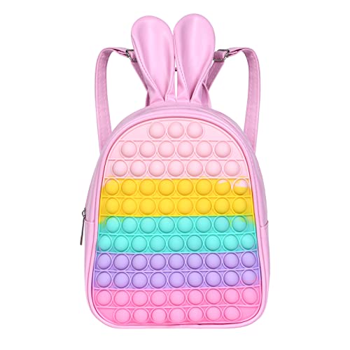 Ainiv Pop Tasche It, Fidget Toys Tasche Pop Kinder, Package Fidget Toys Crossbody Geldbörse Set, Popit Push Pop Bubble Anti Stress Spielzeug Handtasche, Plopper Bag Kleine Geschenke für Kind von Ainiv