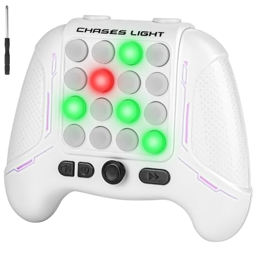 Ainiv Quick Push Bubble Game, Light Up Pop Game Fidget Toys, Quick Press Spiel Fidget Toys für Kinder Erwachsene, Pop Game Elektronisches Spiel Antistress Spielzeug Geschenke für Kids Ainiv Quick Push Bubble Game, Light Up Pop Game Fidget Toys, Quick Press Spiel Fidget Toys für Kinder Erwachsene, Pop Game Elektronisches Spiel Antistress Spielzeug Geschenke für Kids von Ainiv