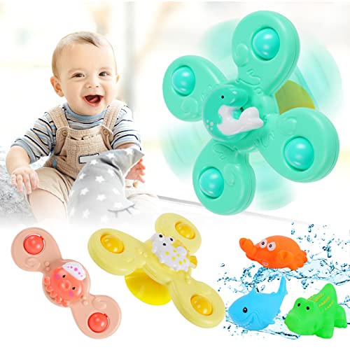 Ainiv Saugnapfer Drehspielzeug, 3 Stück Saugnapf Spinner Toys + 3 Stück Badespielzeug, Finger Hand Spinner, Tisch Saugnapf Sensorisches, Sensorisches Spielzeug, Toys Geschenke für 1-6 Jahre(Fische) Ainiv Saugnapfer Drehspielzeug, 3 Stück Saugnapf Spinner Toys + 3 Stück Badespielzeug, Finger Hand Spinner, Tisch Saugnapf Sensorisches, Sensorisches Spielzeug, Toys Geschenke für 1-6 Jahre(Fische) von Ainiv