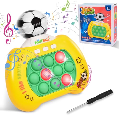 Ainiv Pop it Fidget Spielzeug, Fidget Ball Toys mit Musik, Puzzle-Spielmaschine Game Controller Bubble Sensory Fidget Toy, Elektronisches Sensorspiel für frühe Entwicklung und Konzentrationstraining Ainiv Pop it Fidget Spielzeug, Fidget Ball Toys mit Musik, Puzzle-Spielmaschine Game Controller Bubble Sensory Fidget Toy, Elektronisches Sensorspiel für frühe Entwicklung und Konzentrationstraining von Ainiv