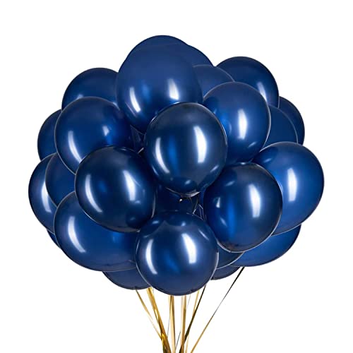 Ainmto 50 Stück 12 Zoll Luftballons Marineblau Helium Ballons für Geburtstag, Hochzeiten Ainmto 50 Stück 12 Zoll Luftballons Marineblau Helium Ballons für Geburtstag, Hochzeiten von Ainmto