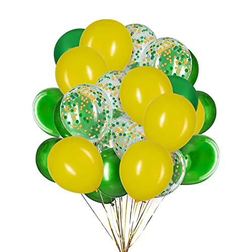 50 Stück 12 Zoll Luftballons Mattes Gelb und Grün,Helium Konfetti Ballons für Geburtstag, Hochzeiten 50 Stück 12 Zoll Luftballons Mattes Gelb und Grün,Helium Konfetti Ballons für Geburtstag, Hochzeiten von Ainmto
