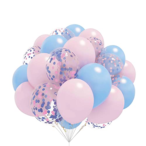 Ainmto 50 Stück 12 Zoll Pastell Luftballons Rosa und Blau Helium Macaron Ballons für Geburtstag, Babydusche Ainmto 50 Stück 12 Zoll Pastell Luftballons Rosa und Blau Helium Macaron Ballons für Geburtstag, Babydusche von Ainmto