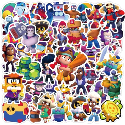 50 Stück Braw Stas Aufkleber Kawaii Wasserfeste Aufkleber Set, Anime Aufkleber Anwendbar für Erwachsene und Kinder Skateboard Süßer Sticker, Laptop, Gepäck, Wasserbecher Aesthetic Aufkleber 50 Stück Braw Stas Aufkleber Kawaii Wasserfeste Aufkleber Set, Anime Aufkleber Anwendbar für Erwachsene und Kinder Skateboard Süßer Sticker, Laptop, Gepäck, Wasserbecher Aesthetic Aufkleber von Ainvliya