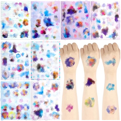 Ainvliya Sticker Tattoos für Kinder, 160+ Glitzer Temporäre Tattoos Kinder Tattoos Hautfreundlich Kindertattoos Wasserdicht Sticker Fake Tattoos Aufkleber für Mädchen Mitgebsel Kindergeburtstag von Ainvliya