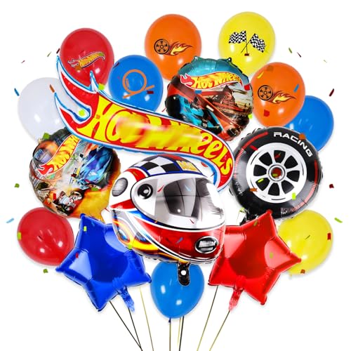 Auto Geburtstagsdeko Wheels Luftballons für Jungen- 27Pcs Kindergeburtstag Deko Folienballon Happy Birthday Geburtstag Balloon Partyzubehör für Kinder Racing Theme Party Geburtstag Supplies Ballon Auto Geburtstagsdeko Wheels Luftballons für Jungen- 27Pcs Kindergeburtstag Deko Folienballon Happy Birthday Geburtstag Balloon Partyzubehör für Kinder Racing Theme Party Geburtstag Supplies Ballon von Ainvliya
