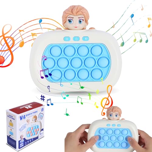 Pop It Game Fidget-Spielzeug, Pop Bubbles Spiel, Sensorisches Fidget-Spielzeug zum Stressabbau, Pop It Elektronisches Spiel für Kinder Erwachsene(Weiß) von Ainvliya