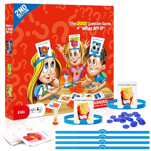 Wer Ist Es Spiel Für Kinder - was Bin Ich - Kartenspiele Brettspiel für Kinder, Familienspiel Ratespiel Puzzlespiell, Spieleklassiker Kinderspiel mit Englisch Deutsch zweisprachige Bedienungsanleitung Wer Ist Es Spiel Für Kinder - was Bin Ich - Kartenspiele Brettspiel für Kinder, Familienspiel Ratespiel Puzzlespiell, Spieleklassiker Kinderspiel mit Englisch Deutsch zweisprachige Bedienungsanleitung von Ainvliya