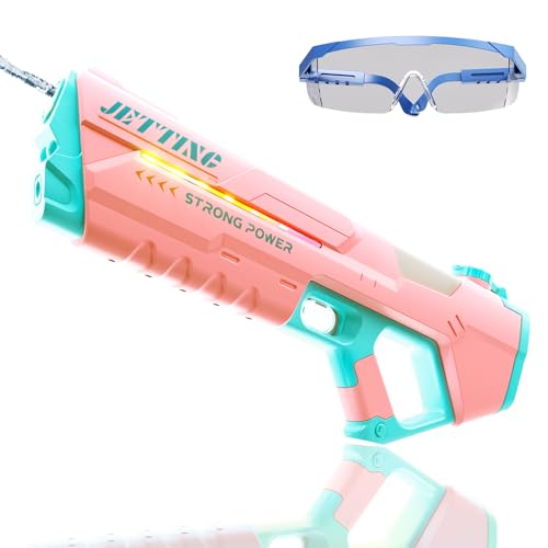 AIQI Wasserpistole Elektrisch für Erwachsene Kinder, Elektrische Wasserpistole mit Automatische Wasseraufnahme, Große Wasserpistole mit LED-Licht, Sommer Wasserspielzeug für Pool Strand Outdoor AIQI Wasserpistole Elektrisch für Erwachsene Kinder, Elektrische Wasserpistole mit Automatische Wasseraufnahme, Große Wasserpistole mit LED-Licht, Sommer Wasserspielzeug für Pool Strand Outdoor von Aiqi