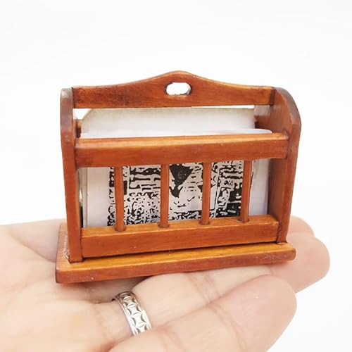 AirAds Puppenhaus 1:12 Miniatur-Zeitschriftenhalter für Möbel AirAds Puppenhaus 1:12 Miniatur-Zeitschriftenhalter für Möbel von Air-Ads Supplies