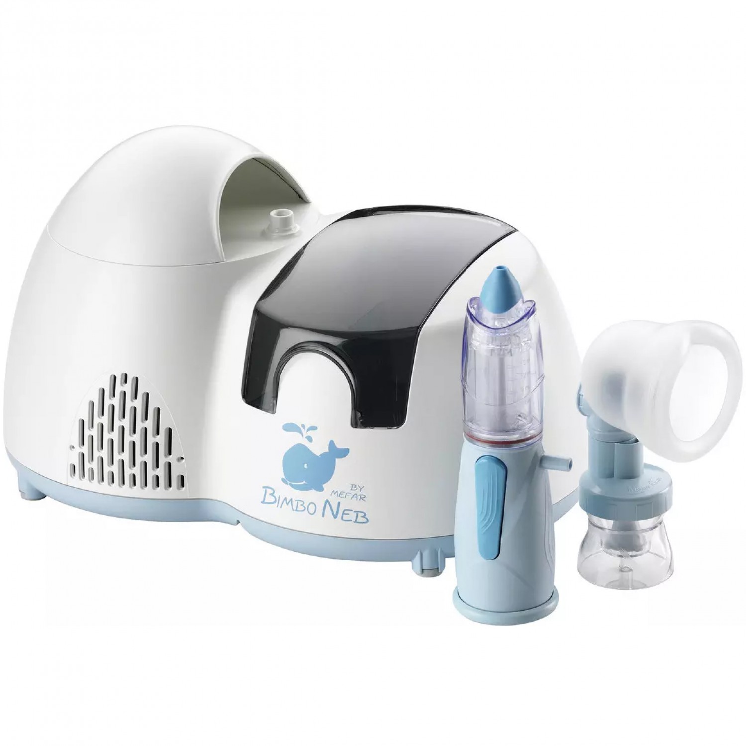 Aerosol Air Liquide BimboNeb con Rinowash Doccia Nasale von Air Liquide