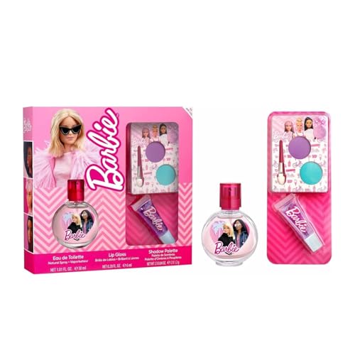 Geschenkset Kinderschminke, Eau de Toilette 30 ml mit blumig-fruchtigen Duft, Lipgloss und Lidschattenpalette für Kinder Geschenkset Kinderschminke, Eau de Toilette 30 ml mit blumig-fruchtigen Duft, Lipgloss und Lidschattenpalette für Kinder von Air-Val