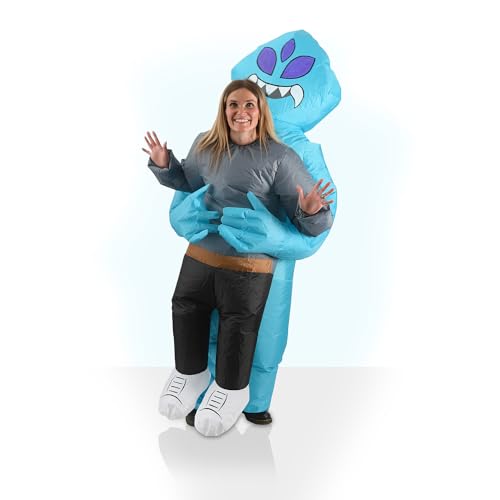 AirSuits Aufblasbare Blow-Up Alien Kostüm Unisex Ventilator betriebener Anzug Ideal für Halloween, Festivals und Partys von AirSuits
