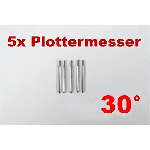airbrush-city 5X Plottermesser 30° für Roland PowerCut Masterplott Copam Plotter Schneideplotter von airbrush-city