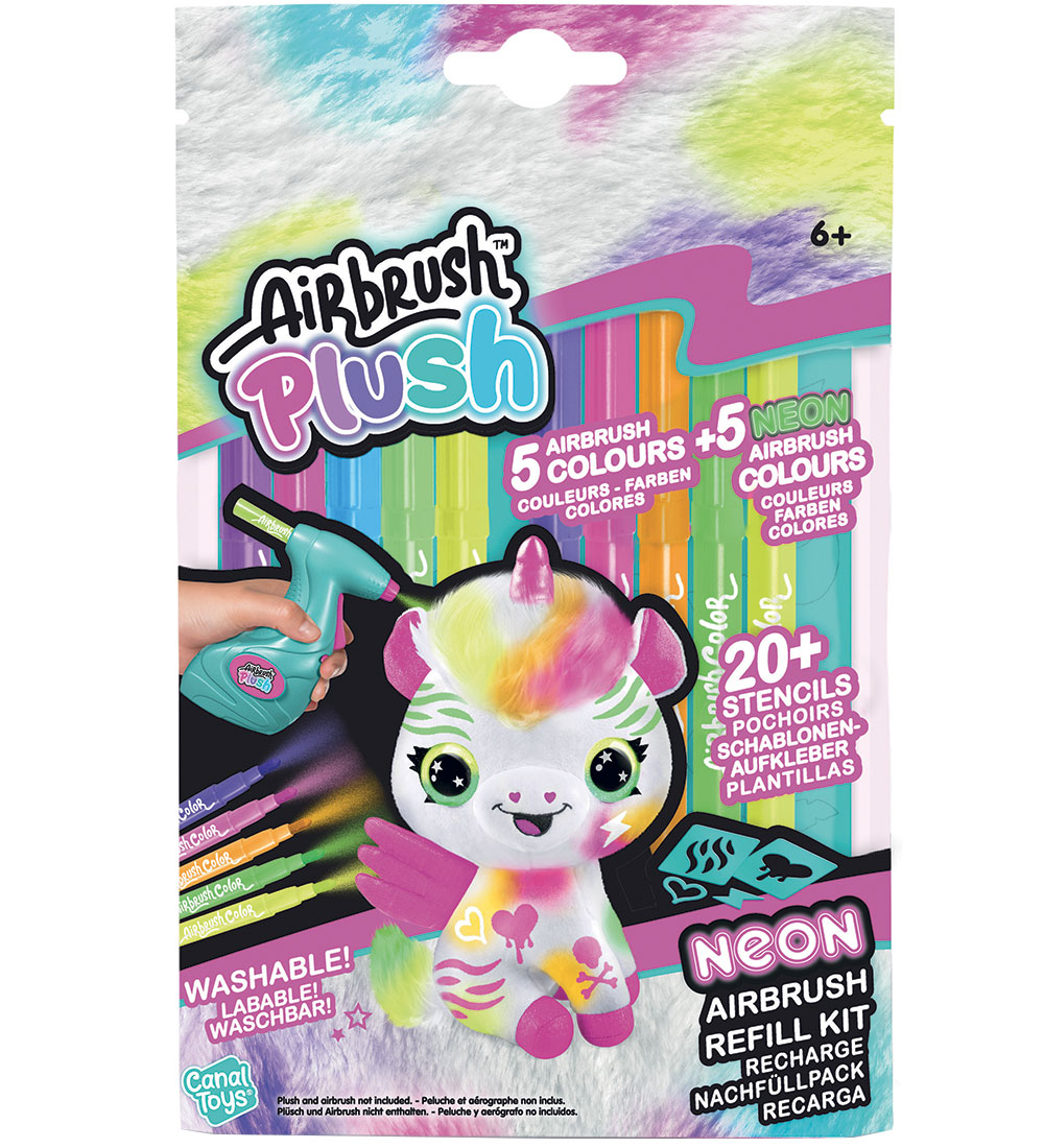 Airbrush Plush Buntstifte-Set - Refill Neon-Set - 10 st. - Airbrush Plush - One Size - Buntstiftsets Airbrush Plush Buntstifte-Set - Refill Neon-Set - 10 st. - Airbrush Plush - One Size - Buntstiftsets von Airbrush Plush
