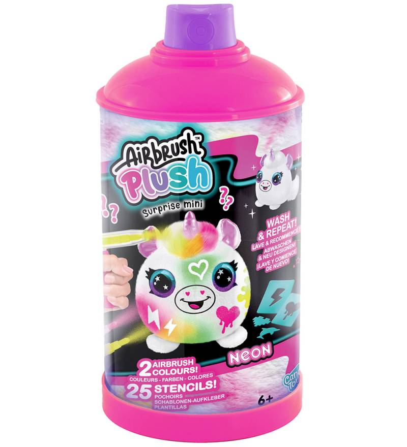 Airbrush Plush Kuscheltier - 10 cm - Neon Mini Mystery Kit - Airbrush Plush - One Size - Kreatives Spielset Airbrush Plush Kuscheltier - 10 cm - Neon Mini Mystery Kit - Airbrush Plush - One Size - Kreatives Spielset von Airbrush Plush