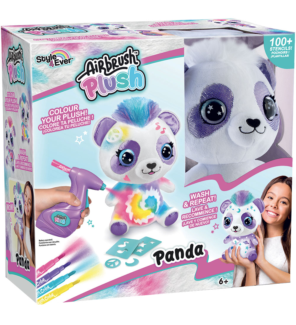 Airbrush Plush Kuscheltier - 23 cm - DYI Panda - Airbrush Plush - One Size - Kuscheltiere Airbrush Plush Kuscheltier - 23 cm - DYI Panda - Airbrush Plush - One Size - Kuscheltiere von Airbrush Plush